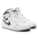 Nike Sneakersy Air Jordan 1 Mid DQ8426 132 Biela