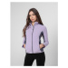 Dámska turistická flisová mikina so zipsom 4F WOMENS FLEECE PLD014-52S-LIGHT VIOLET