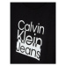 Calvin Klein Jeans Mikina Box Logo IB0IB01438 Čierna Regular Fit