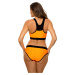 ORANŽOVÉ BIKINY S PRUHOM ISUEL L M-715 (5)