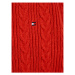 Tommy Hilfiger Sveter Essential KB0KB06920 D Červená Regular Fit