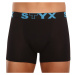 Pánske boxerky Styx long športová guma čierne (U961)