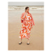 Selected Femme Košeľové šaty 16089013 Oranžová Regular Fit