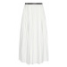 Lacoste Plisovaná sukňa JF5455 Biela Regular Fit