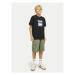 Jack&Jones Junior Tričko Bushwick Blur 12263146 Čierna Relaxed Fit