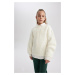 DEFACTO Girl's Crew Neck Knitwear Sweater