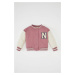 DEFACTO Baby Girl College Collar Bomber Cardigan