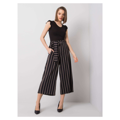 Black striped trousers RUE PARIS