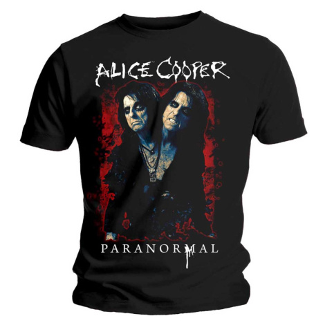 Alice Cooper tričko Paranormal Splatter Čierna