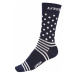 Litex Dizajnové ponožky 99663 tmavo modrá