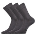 Lonka Dasilver Pánske ponožky - 3 páry BM000000563500100507 tmavo šedá