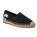 KARL LAGERFELD Espadrilky KL80111N Čierna