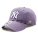 47 Brand Šiltovka MLB New York Yankees '47 CLEAN UP B-RGW17GWSNL-II Fialová