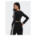Tričká s dlhým rukávom pre ženy adidas Originals - čierna