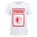 Puma SLAVIA PRAGUE GRAPHIC TEE JR Juniorské tričko, biela, veľkosť