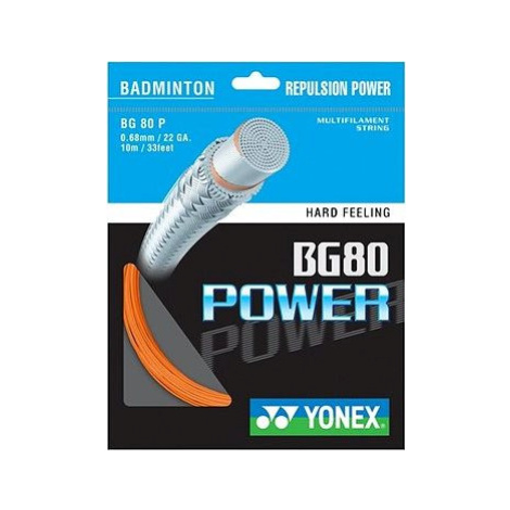 Yonex BG 80 POWER, 0,68 mm, 10 m, ORANGE