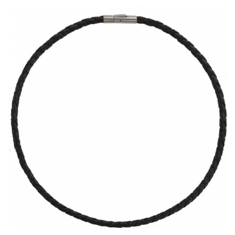Boccia Titanium Kožený prepletený náhrdelník 0858-01 50 cm