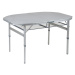 Stôl Bo-Camp Tafel Ovaal Farba: sivá