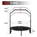 Physionics 86932 Physionics Fitness trampolína 101 cm, do 150 kg, červená