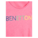 United Colors Of Benetton Top 3I1XCH012 Ružová Regular Fit