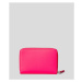 Peňaženka Karl Lagerfeld K/Journey Neon Md Zip Wallet Ružová