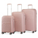 KONO travel set kufrov polypropylén - 40L, 68L, 97L - nude