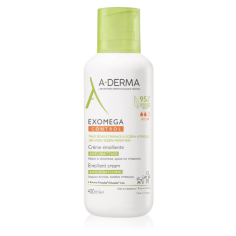 A-Derma Exomega Control Emollient Cream telový krém pre veľmi suchú citlivú a atopickú pokožku