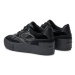 Calvin Klein Jeans Sneakersy Bold Vulc Flatf Lace Mix Mg Lum YW0YW01295 Čierna