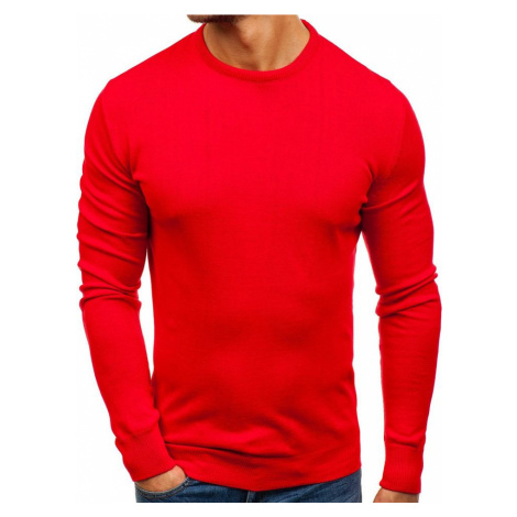 Červený pánsky sveter BOLF 201