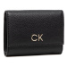 Calvin Klein Veľká dámska peňaženka Re-Lock Trifold Md Pbl K60K609492 Čierna