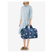 Modrá dámska kvetovaná cestovná taška Reisenthel Allrounder L Garden Blue