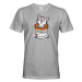Pánske tričko pre milovníkov mačiek s potlačou "Antidepresiva"