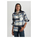 DEFACTO Checked Patterned Flannel Long Sleeve Shirt