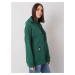 Zelená oversize mikina Josefina s klokaním vreckom -RV-BL-7163.87-green