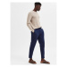 Selected Homme Chino nohavice 16087636 Tmavomodrá Slim Tapered Fit