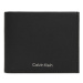 Calvin Klein Veľká pánska peňaženka Ck Must Bifold 5Cc W/Coin K50K511381 Čierna
