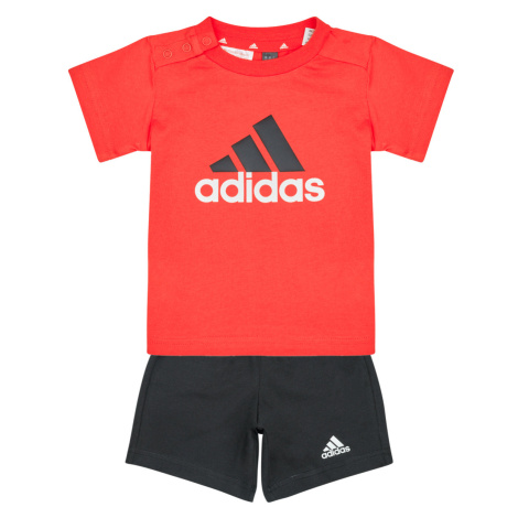 adidas  Essentials Organic Cotton Tee and Shorts Set  Komplety a súpravy Červená