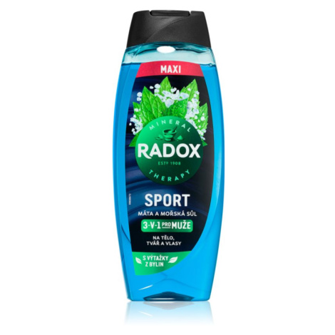 Radox Mineral Therapy sprchový gél pre mužov maxi Mint & Sea Salt