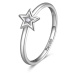 Rosato Pôvabný strieborný prsteň s hviezdičkou Allegra RZA027 58 mm