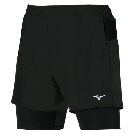 Men's shorts Mizuno ER 5.5 2in1 Short Black