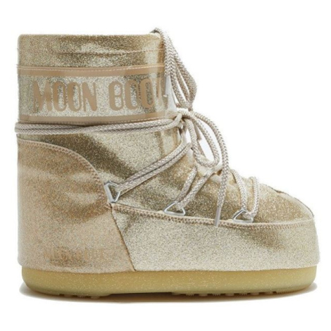 Moon Boot snehule Icon Low Glitter gold