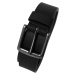 Black imitation leather belt