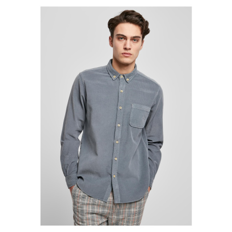 Corduroy shirt dust blue Urban Classics