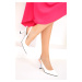 Soho White Women's Classic Heeled Shoes 16835