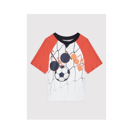 Diadora Súprava tričko a športové šortky Score 102.178253 Biela Regular Fit
