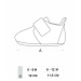 Yoclub Dievčenské topánky na suchý zips OBO-0189G-3400 Black 6-12 měsíců