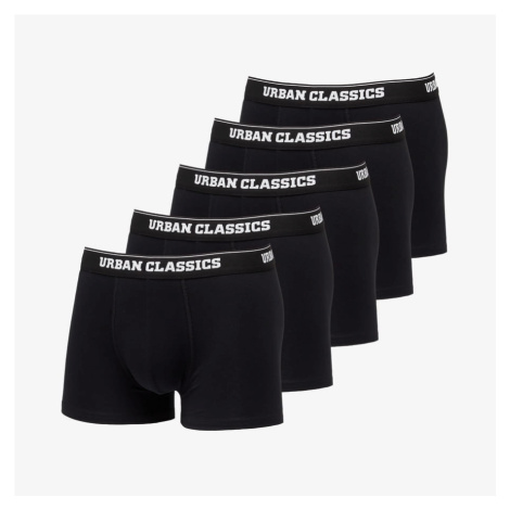 Urban Classics Organic Boxer Shorts 5-Pack Blk/Blk/Blk/Blk/Blk