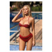 Nataly Cocinella-Nude M-565 swimsuit red-cream