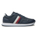 Tommy Hilfiger Sneakersy Runner Evo Lth Mix Ess FM0FM05121 Tmavomodrá