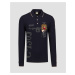 Pánske Polo Tričko S Dlhým Rukávom Aeronautica Militare Navy Blue